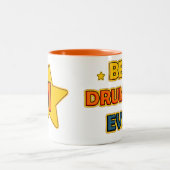 Bester Drummer je Zweifarbige Tasse (Mittel)