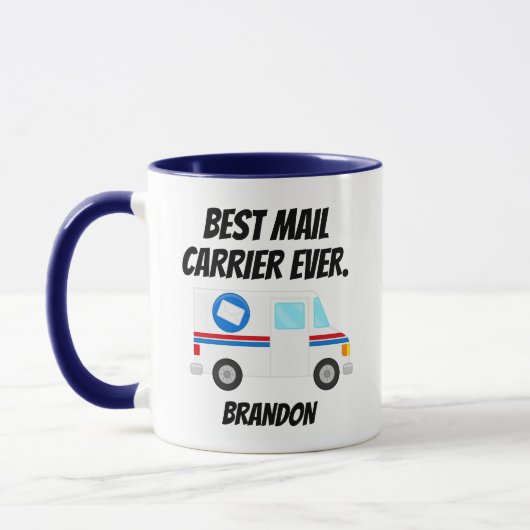 Bester E-Mail-Carrier je Mail Truck Personal Mailm Tasse (Links)
