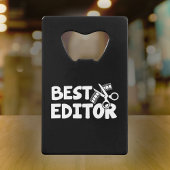 Bester Editor - Crew-Geschenk Geldbeutel Flaschenöffner
