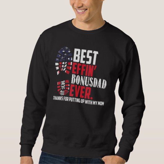 Bester Effekt-Bonus-Vater je 1 Sweatshirt (Vorderseite)