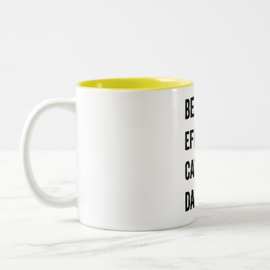 Bester Effekt' Cat-Vater Zweifarbige Tasse (Links)