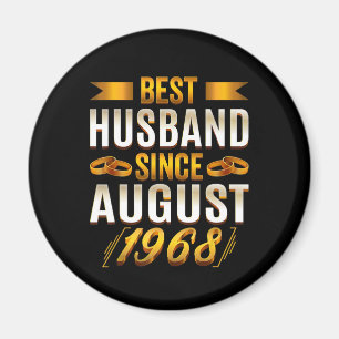 Bester Ehemann 1968 Sinnvoller 52. Hochzeitstag Magnet