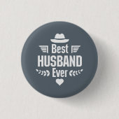 Bester Ehemann Button (Vorderseite)