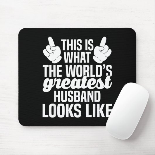 Bester Ehemann der Welt _ Ehemann jemals Mousepad (Mit Mouse)
