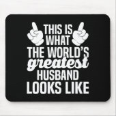Bester Ehemann der Welt _ Ehemann jemals Mousepad (Vorne)