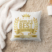 Bester Ehemann der Welt Kissen (Decke)