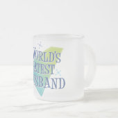 Bester Ehemann der Welt Mattglastasse (VorderseiteRechts)