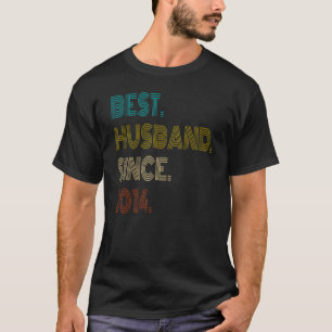 Bester Ehemann des Mannes seit 2014 Vintage-Paare T-Shirt