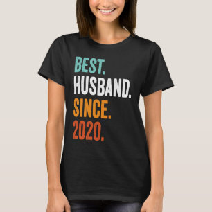 Bester Ehemann des Mannes seit 2020 3. Hochzeitsta T-Shirt
