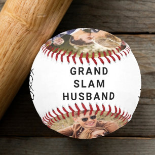 Bester Ehemann Foto Frischvermählte Hochzeit Baseb Baseball