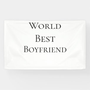 Bester Ehemann Freund der Welt Mann Valentinstag m Banner
