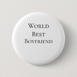 Bester Ehemann Freund der Welt Mann Valentinstag m Button