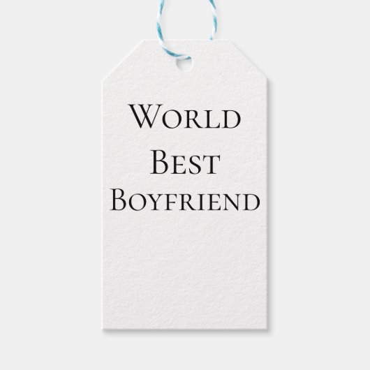 Bester Ehemann Freund der Welt Valentinstag m Geschenkanhänger (Vorderseite)