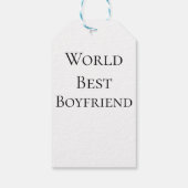 Bester Ehemann Freund der Welt Valentinstag m Geschenkanhänger (Rückseite)
