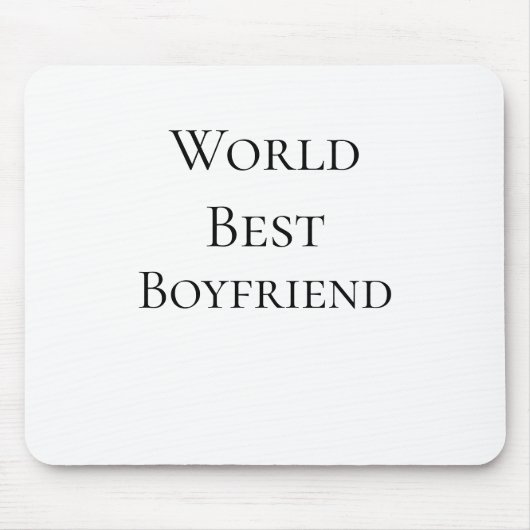 Bester Ehemann Freund der Welt Valentinstag m Mousepad (Vorne)