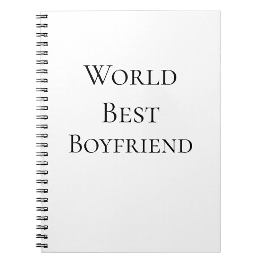 Bester Ehemann Freund der Welt Valentinstag m Notizblock (Vorderseite)