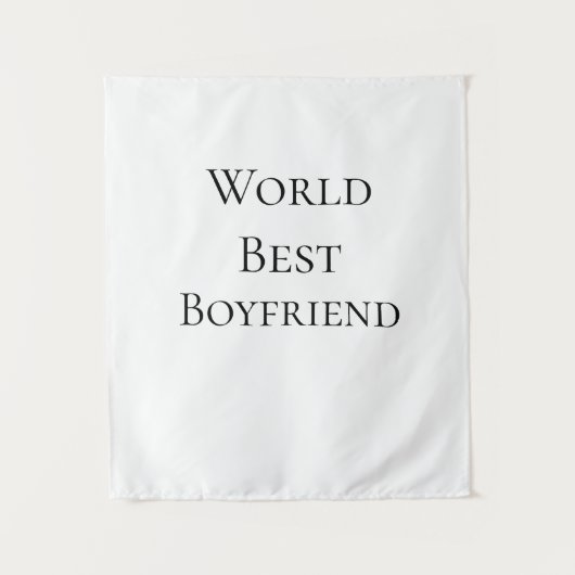 Bester Ehemann Freund der Welt Valentinstag m Wandteppich (Vorderseite)