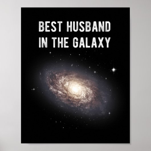 Bester Ehemann Galaxy Poster (Vorne)