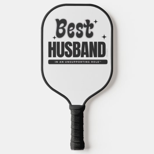 Bester Ehemann in einer Nebenrolle Pickleball Schläger (Vorderseite)