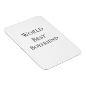Bester Ehemann Mann Valentinstag Welt m Magnet (Rechte Seite)