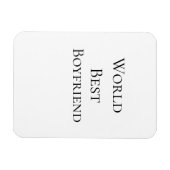 Bester Ehemann Mann Valentinstag Welt m Magnet (Horizontal)