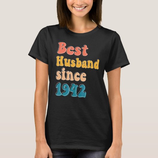 Bester Ehemann seit 1942 Ehemänner T-Shirt (Vorderseite)
