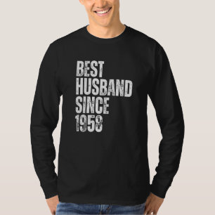 Bester Ehemann seit 1958 Vintage-Hochzeitsjubiläum T-Shirt