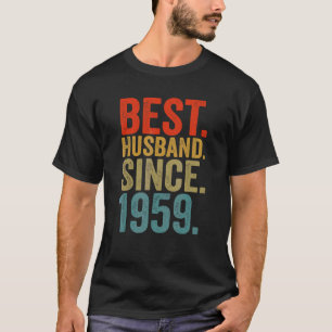 Bester Ehemann seit 1959 63. Geburtstag für mich T-Shirt