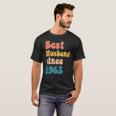 Bester Ehemann seit 1962 Hochzeitstag Männer T-Shirt (Vorne ganz)