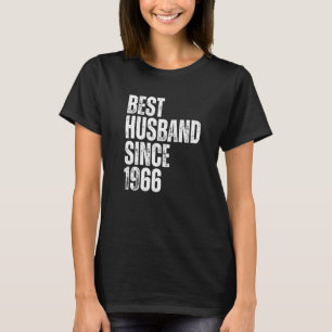 Bester Ehemann seit 1966 Vintage-Hochzeitsjubiläum T-Shirt