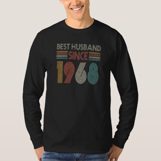 Bester Ehemann seit 1968 54. Hochzeitstag  T-Shirt (Vorderseite)