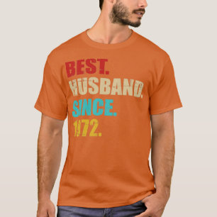 Bester Ehemann seit 1972 für 50. goldene Hochzeit T-Shirt