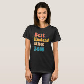 Bester Ehemann seit 2000 Hochzeitstag Männer T-Shirt (Vorne ganz)