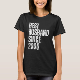 Bester Ehemann seit 2000 Vintage Hochzeit Jubiläum T-Shirt