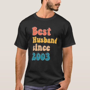 Bester Ehemann seit 2003 Hochzeitstag Männer T-Shirt