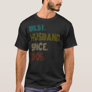 Bester Ehemann seit 2005 Vintage Paare Heirat T-Shirt