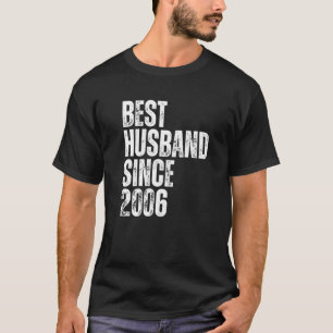 Bester Ehemann seit 2006 Vintage-Hochzeitsjubiläum T-Shirt