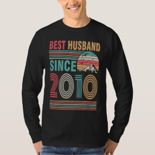 Bester Ehemann seit 2010 Glückliche Ehefrau Braut  T-Shirt