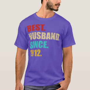 Bester Ehemann seit 2012 für 10. Hochzeitstag T-Shirt