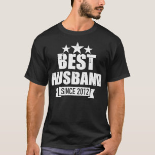 Bester Ehemann seit 2012 für 10. Hochzeitstag T-Shirt