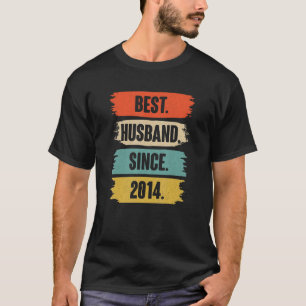 Bester Ehemann seit 2014 Vintage 8. Hochzeitstag T-Shirt