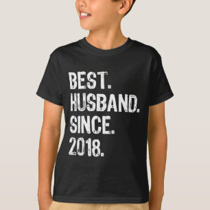 Bester Ehemann seit 2018 1. Hochzeit T-Shirt