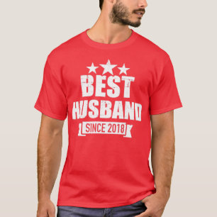 Bester Ehemann seit 2018 für 5. Hochzeitstag T-Shirt