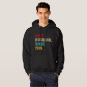 Bester Ehemann seit 2019 3. Hochzeitstag Hoodie (Vorne ganz)