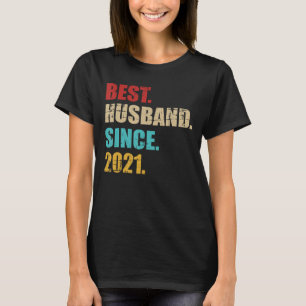 Bester Ehemann seit 2021 für 4. Hochzeitstag T-Shirt