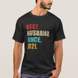 Bester Ehemann seit 2021 für 4. Hochzeitstag T-Shirt
