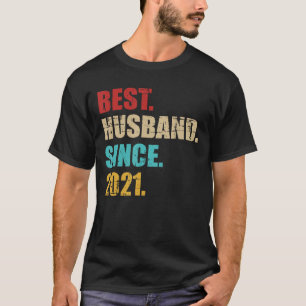 Bester Ehemann seit 2021 für 4. Hochzeitstag T-Shirt