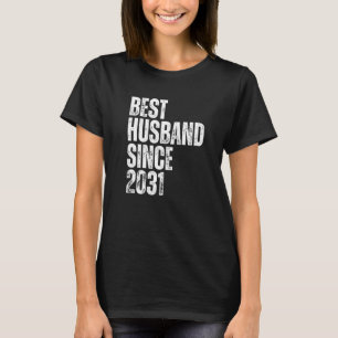 Bester Ehemann seit 2031 Vintage-Hochzeitsjubiläum T-Shirt