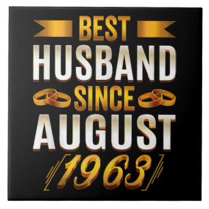 Bester Ehemann seit August 1963 57. Hochzeitstag Fliese