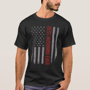 Bester Ehemann überhaupt Amerikanische Flagge für T-Shirt
